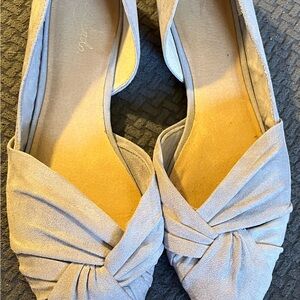 Liendo Lilac Ruched Flats Size 10